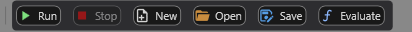 PDMShell toolbar with new script button